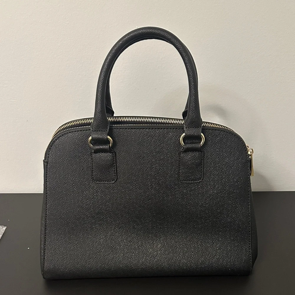 Aldo Elegant Black Handbag w Gold Hardware. NWOT. - Picture 2 of 16